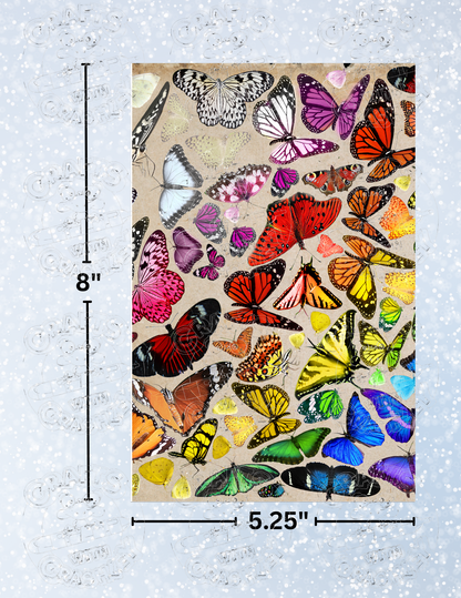 "Butterfly Pattern" By ©Anthony Christou Decorative Diamond Painting Release Papers