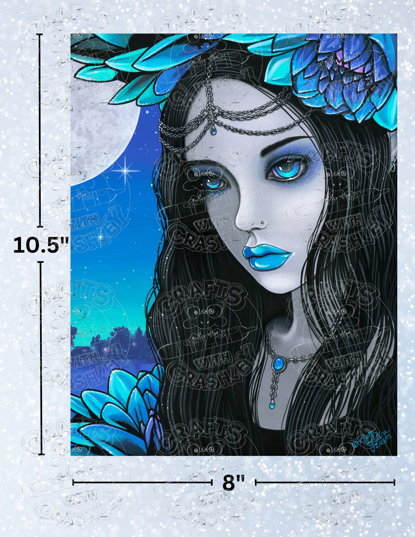 "Nalin" by ©Myka Jelina Premium Decorative Release Papers for Diamond Painting