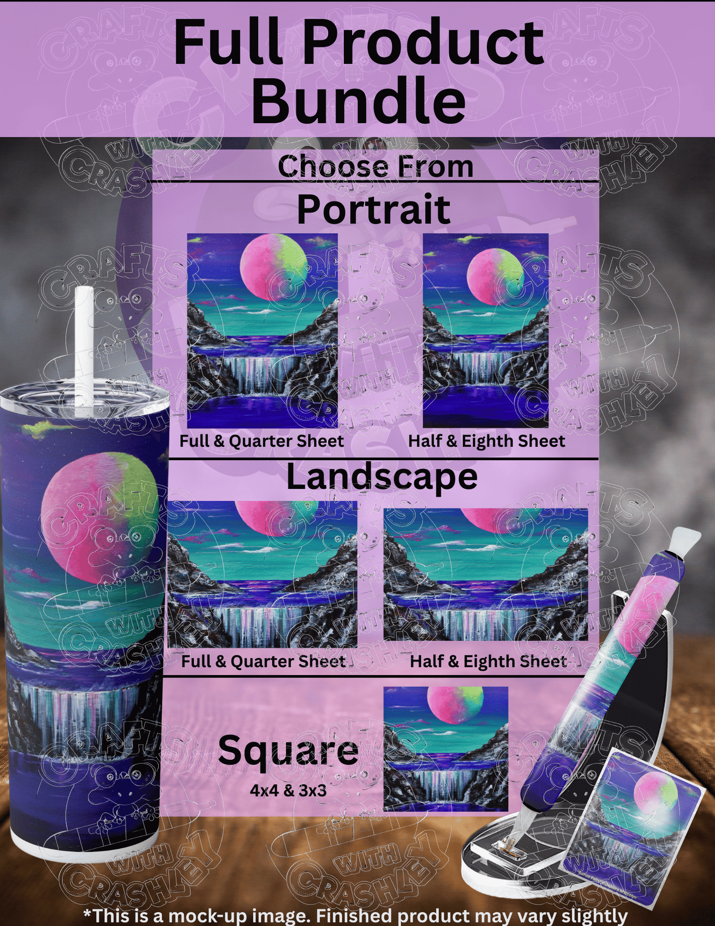 "Aurora Falls" by ©Deborah Malcolm Premium Accessories for Diamond Painting