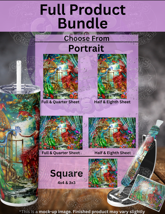 "Red Fairy Forest" by ©Ciro Marchetti Premium Accessories for Diamond Painting