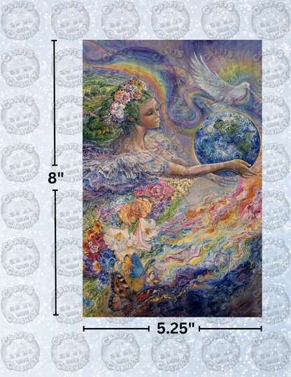 "Earth Angel" by ©Josephine Wall Decorative Diamond Painting Release Papers