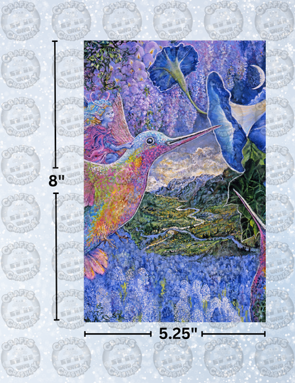 "Hitching a Ride" by ©Josephine Wall Decorative Diamond Painting Release Papers