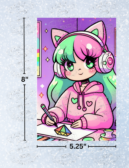 "The Diamond Painter" by ©Cocomarshmallow Decorative Diamond Painting Release Papers