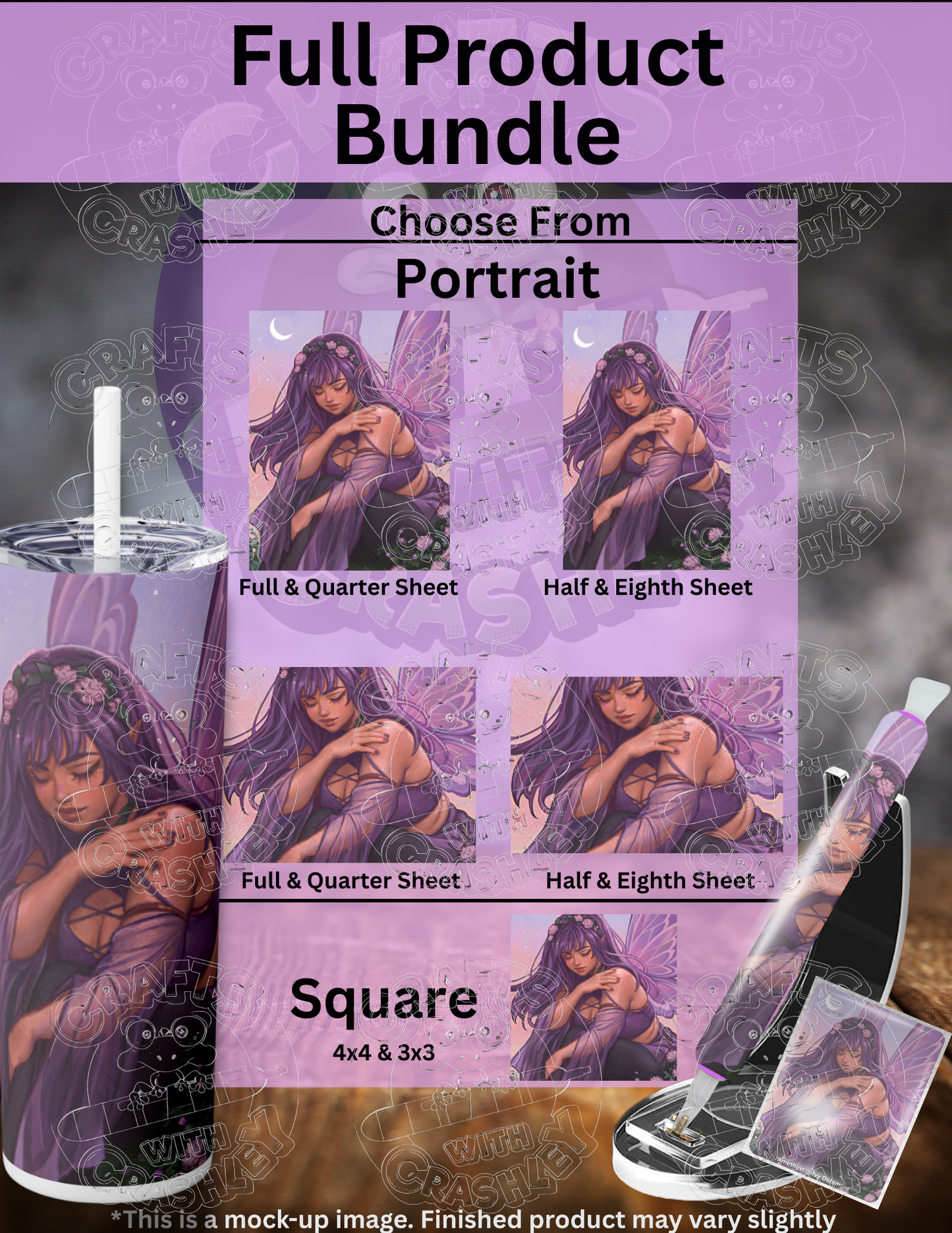 "Amethyst" by ©Ivy Dolamore Premium Accessories for Diamond Painting