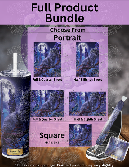 "Cemetery Cat" by ©Ciro Marchetti Premium Accessories for Diamond Painting