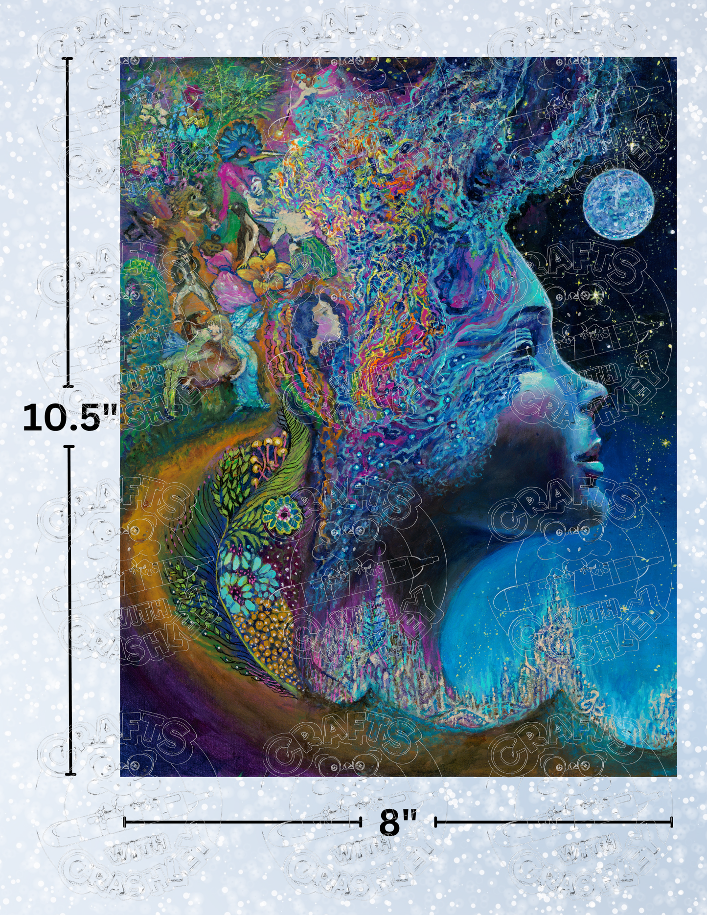 "Enigma" by ©Josephine Wall Premium Decorative Release Papers for Diamond Painting