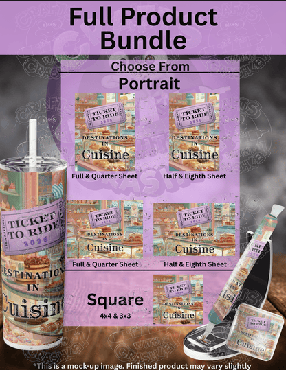 "Ticket to Ride 2026 Bakery" Premium Accessories for Diamond Painting