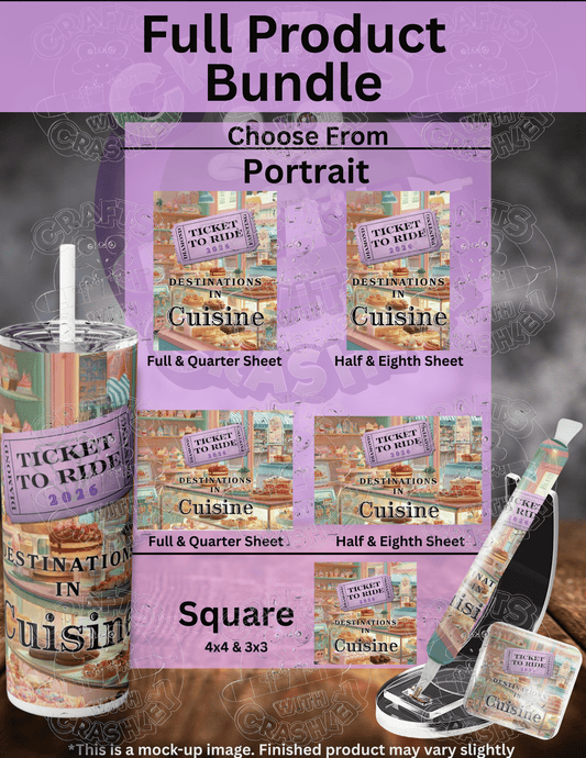 "Ticket to Ride 2026 Bakery" Premium Accessories for Diamond Painting