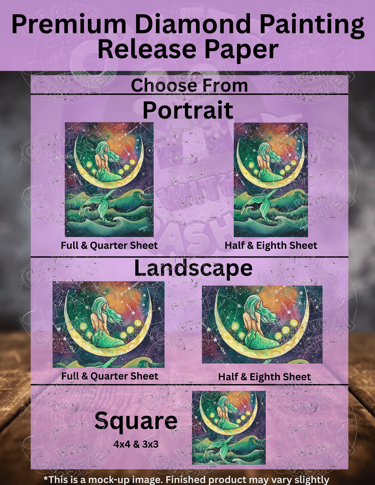 "Time with the Moon" by ©Kat Fedora Premium Accessories for Diamond Painting