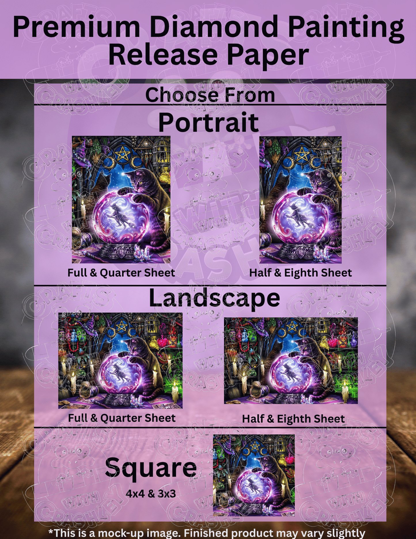 "Feed the Cat" by ©Sarah Richter Premium Accessories for Diamond Painting