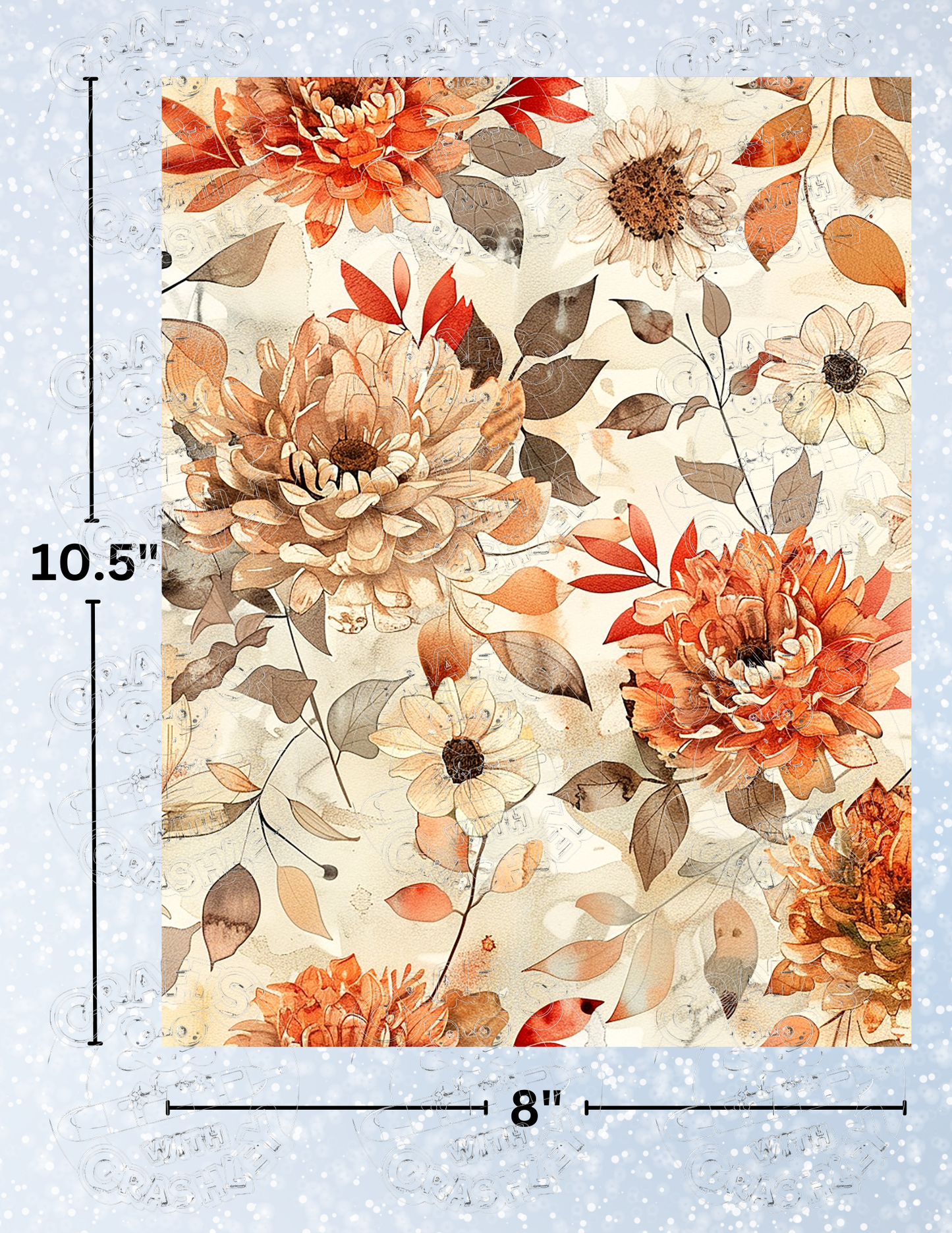 "Autumn Beauty" Premium Decorative Release Papers for Diamond Painting