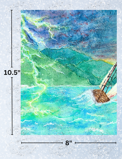 "Storm Tossed" by ©Courtney Lyons Premium Decorative Release Papers for Diamond Painting