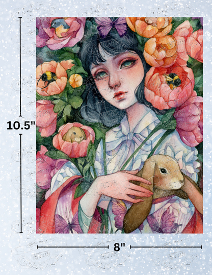 "Garden of Mae" by ©Margaret Morales Premium Decorative Release Papers for Diamond Painting