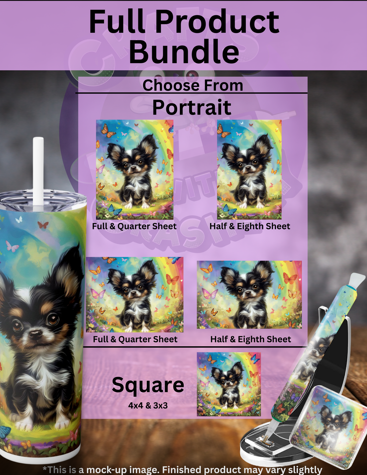 "Chasin' Butterflies" by ©Cocomarshmallow Premium Accessories for Diamond Painting