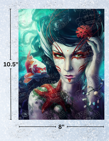 "The Deep is Mine" by ©JoJoes Art Premium Decorative Release Papers for Diamond Painting