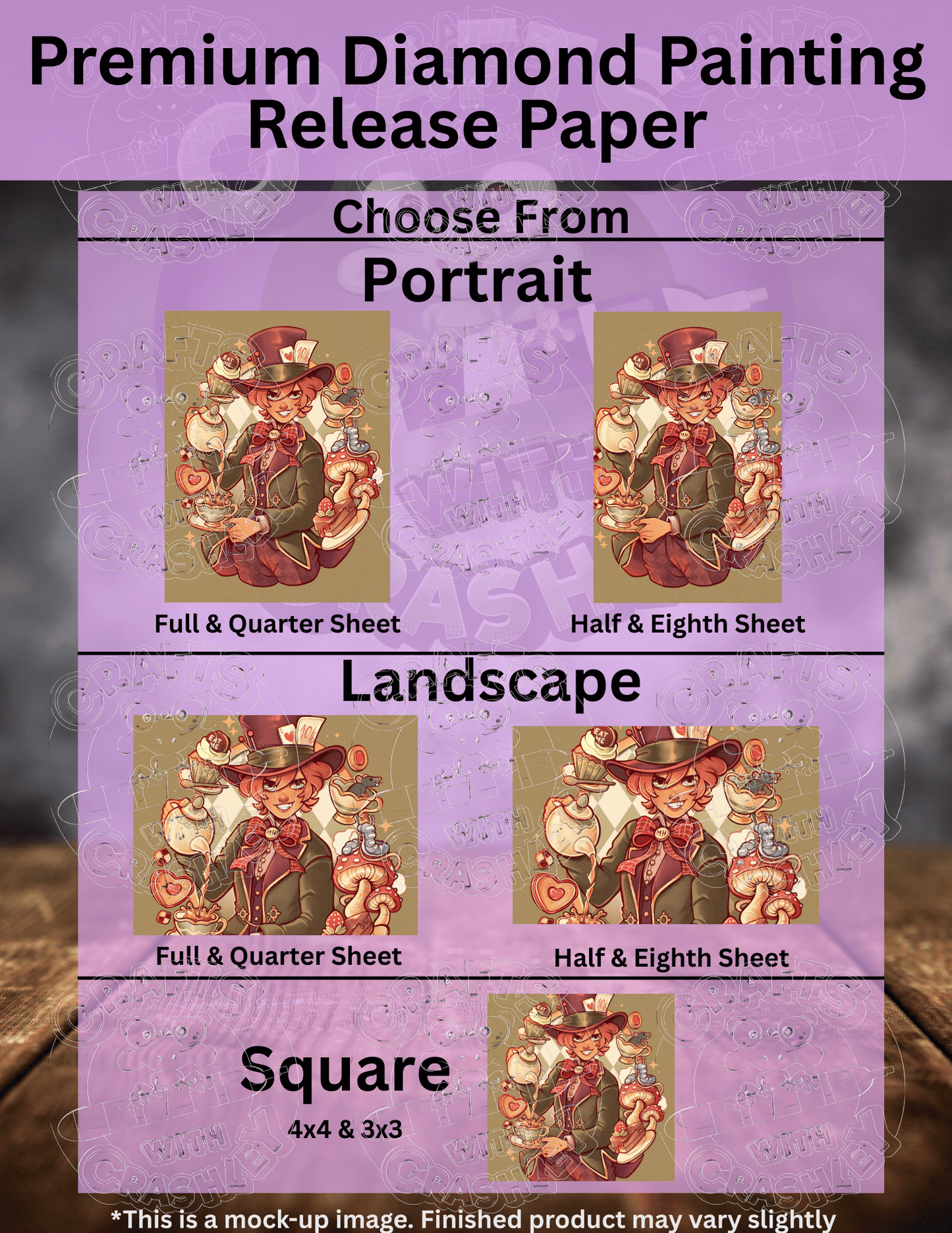 "The Mad Hatter" by ©Mrs Butter D Premium Accessories for Diamond Painting