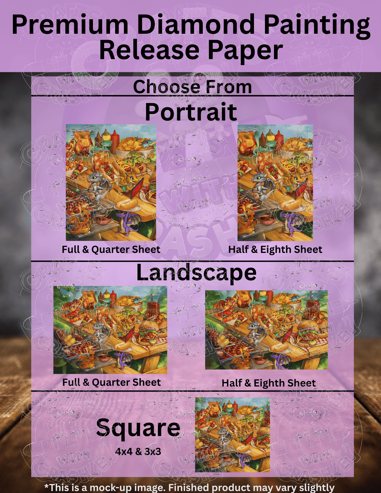 "The Grillers" by ©Christina "SixthLeafClover" Yen Premium Accessories for Diamond Painting