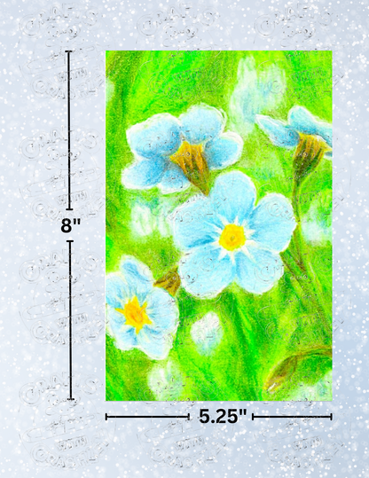 Product Bundle "Nana's Forget-Me-Nots" by ©Courtney Lyons