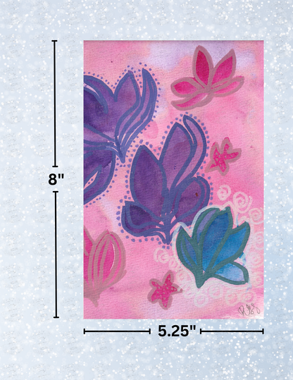 "Flower Dreams" By Crafting Journey Decorative Diamond Painting Release Papers