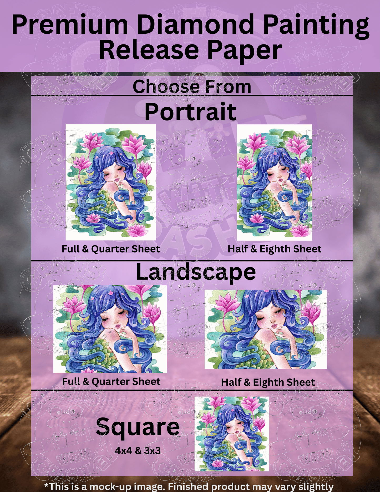 "Lotus Pond" by ©Jeremiah Ketner Premium Accessories for Diamond Painting