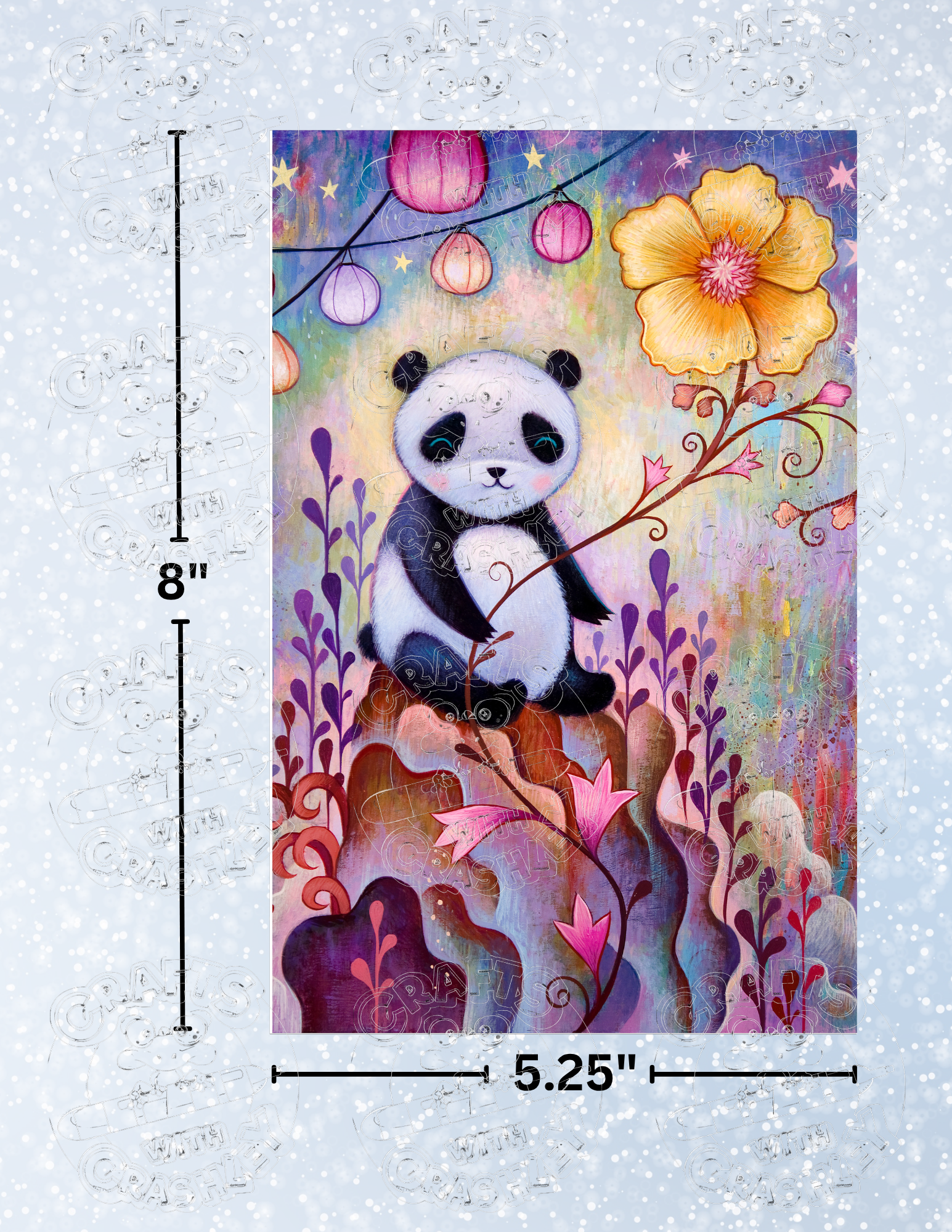 "Panda Naps" by ©Jeremiah Ketner Decorative Diamond Painting Release Papers