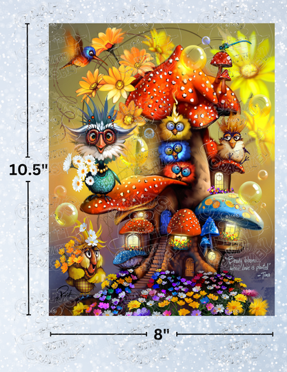 "Bloom" by ©Richard Lorenz Premium Decorative Release Papers for Diamond Painting