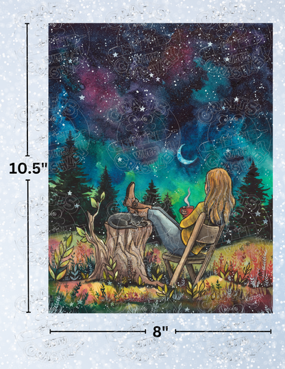 "With the Stars" by ©Kat Fedora Premium Decorative Release Papers for Diamond Painting