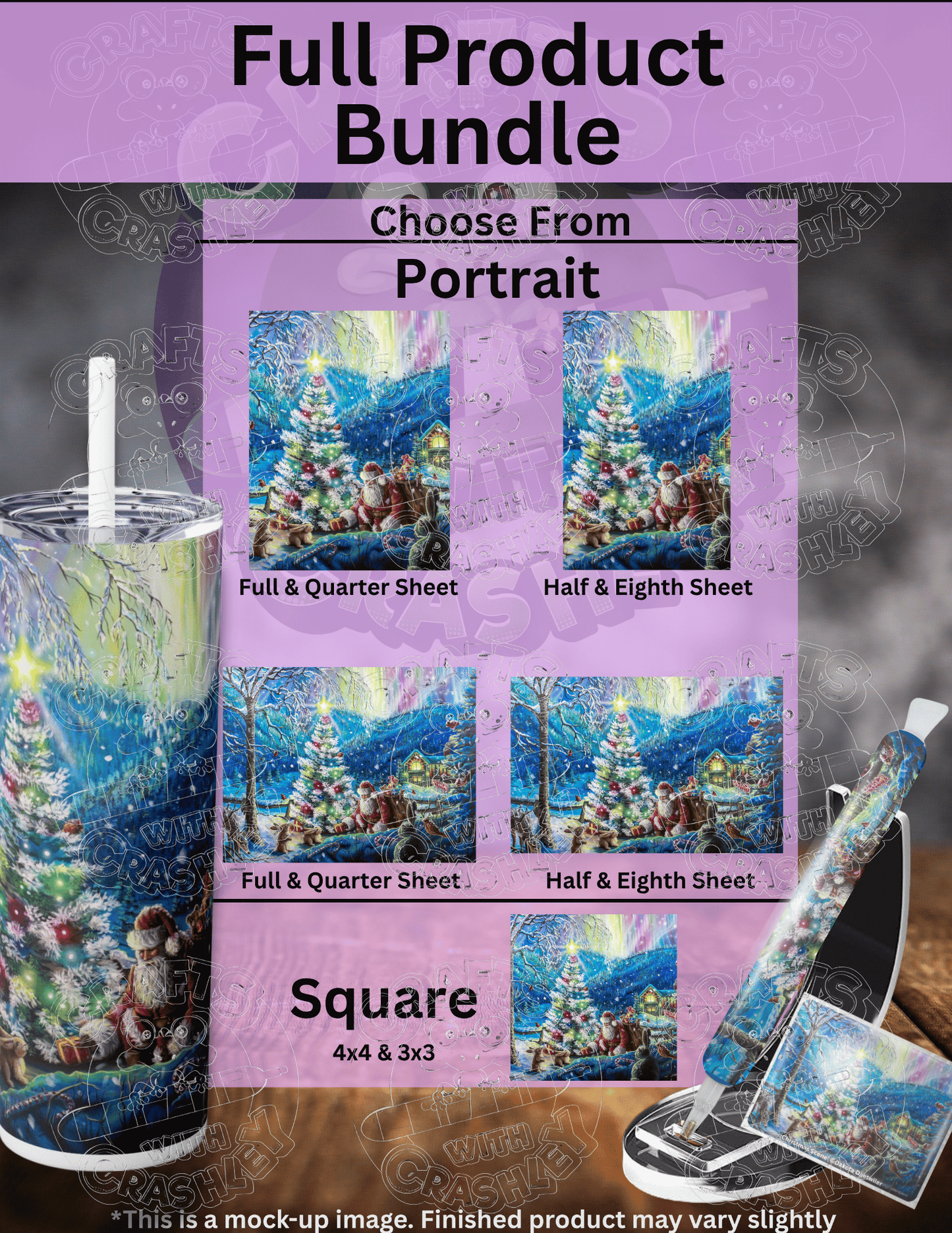 "Christmas Scene" by ©Dakota Daetwiler Premium Accessories for Diamond Painting