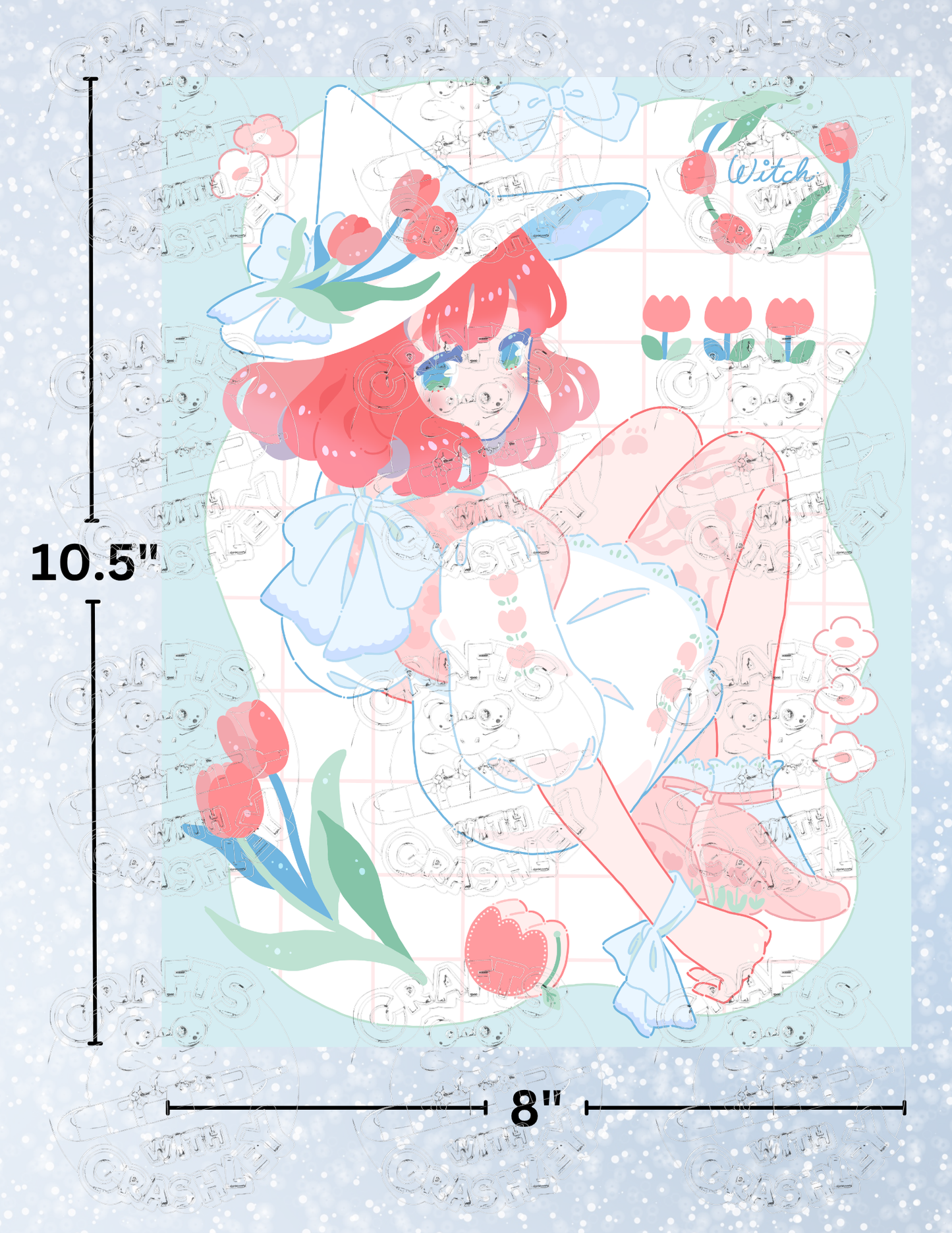 "Tulip Mix" by ©Hiroko Hashimoto Premium Decorative Release Papers for Diamond Painting