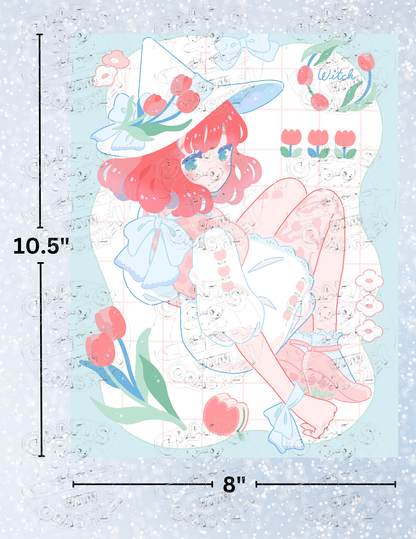 "Tulip Mix" by ©Hiroko Hashimoto Premium Decorative Release Papers for Diamond Painting