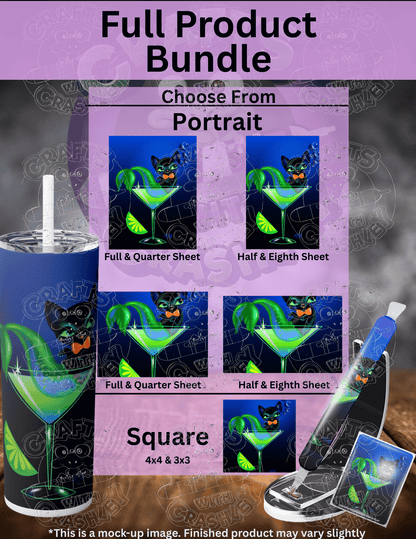 "Merkitty Kitty Martini" by ©Miss Fluff Premium Accessories for Diamond Painting