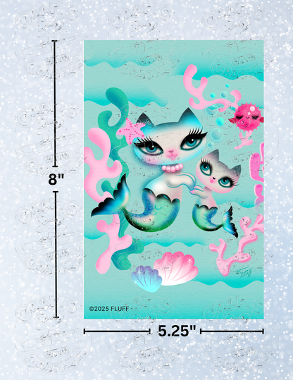 "Just Merkittens" By ©Miss Fluff Decorative Diamond Painting Release Papers