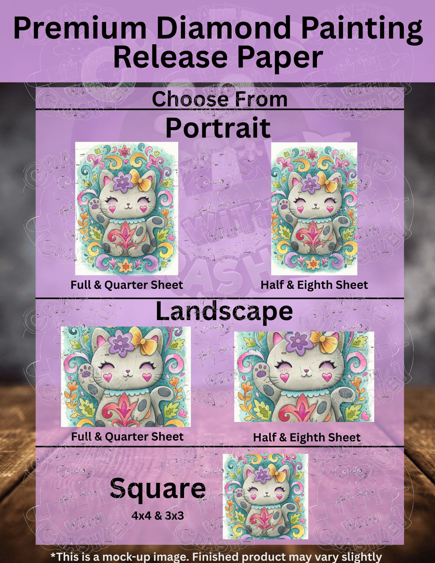 "Rococo Cat" by ©Jeremiah Ketner Premium Accessories for Diamond Painting