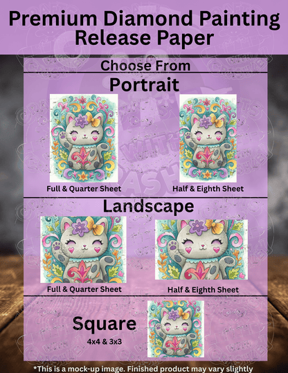 "Rococo Cat" by ©Jeremiah Ketner Premium Accessories for Diamond Painting