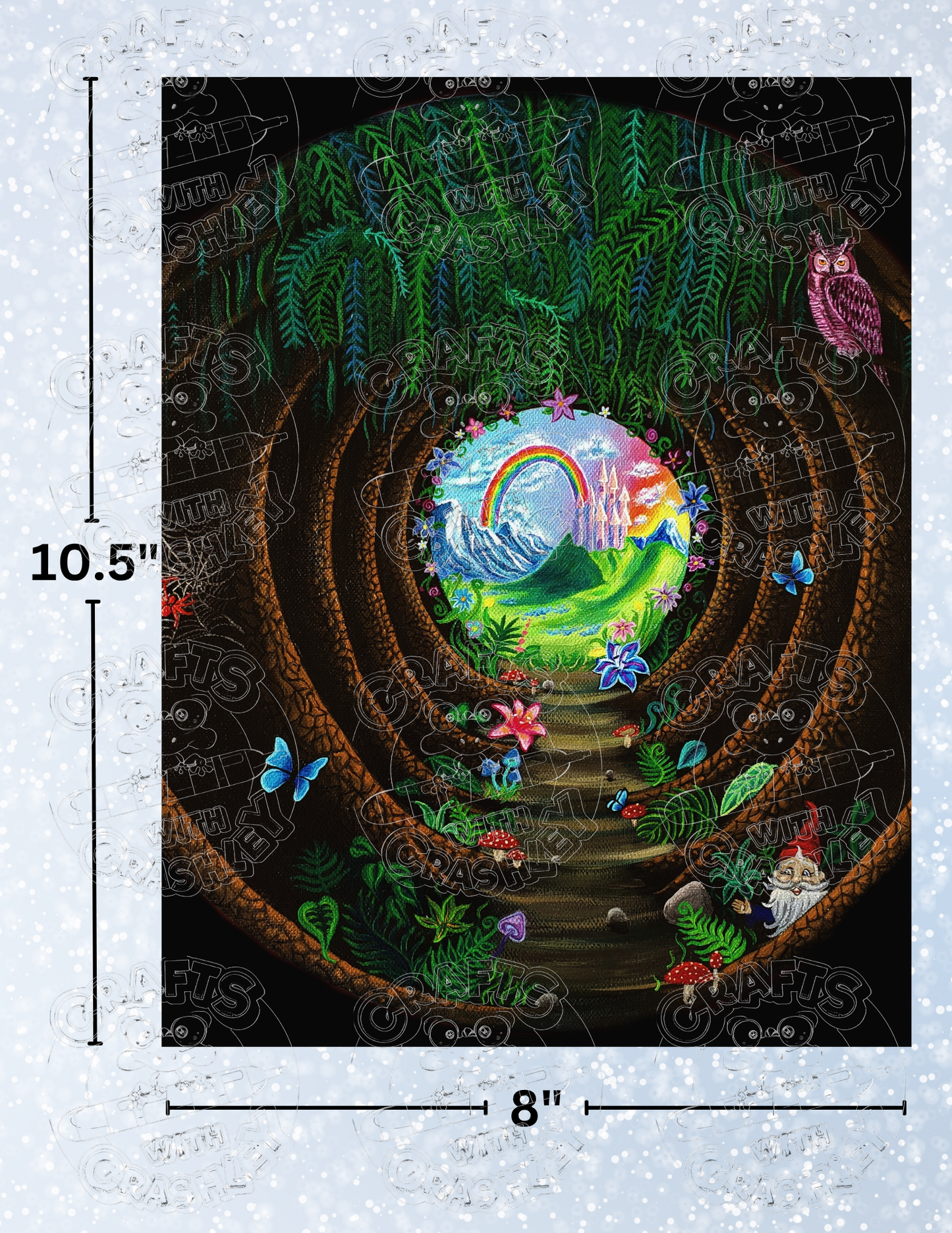 "Into the Forest" by ©Becca Tindol Premium Decorative Release Papers for Diamond Painting