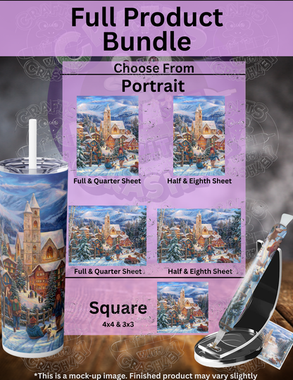 "Sledding to Town" by ©Chuck Pinson Premium Accessories for Diamond Painting