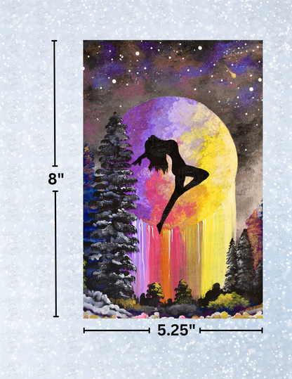 "Moon Rapture" by ©Deborah Malcolm Decorative Diamond Painting Release Papers