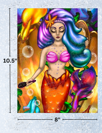 "Under the Sea Beauty" by ©Emma Casey Premium Decorative Release Papers for Diamond Painting