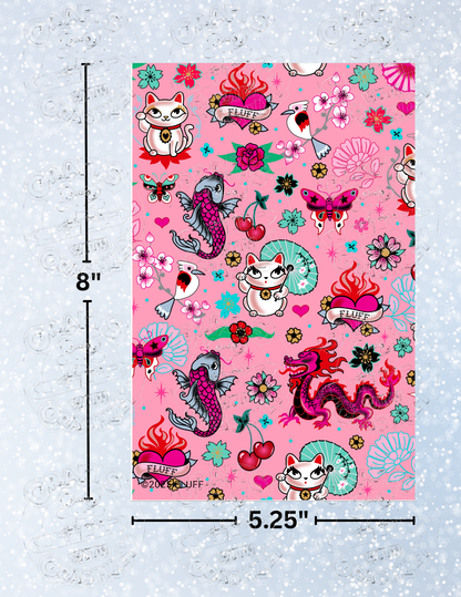 "Lucky Kitty" By ©Miss Fluff Decorative Diamond Painting Release Papers