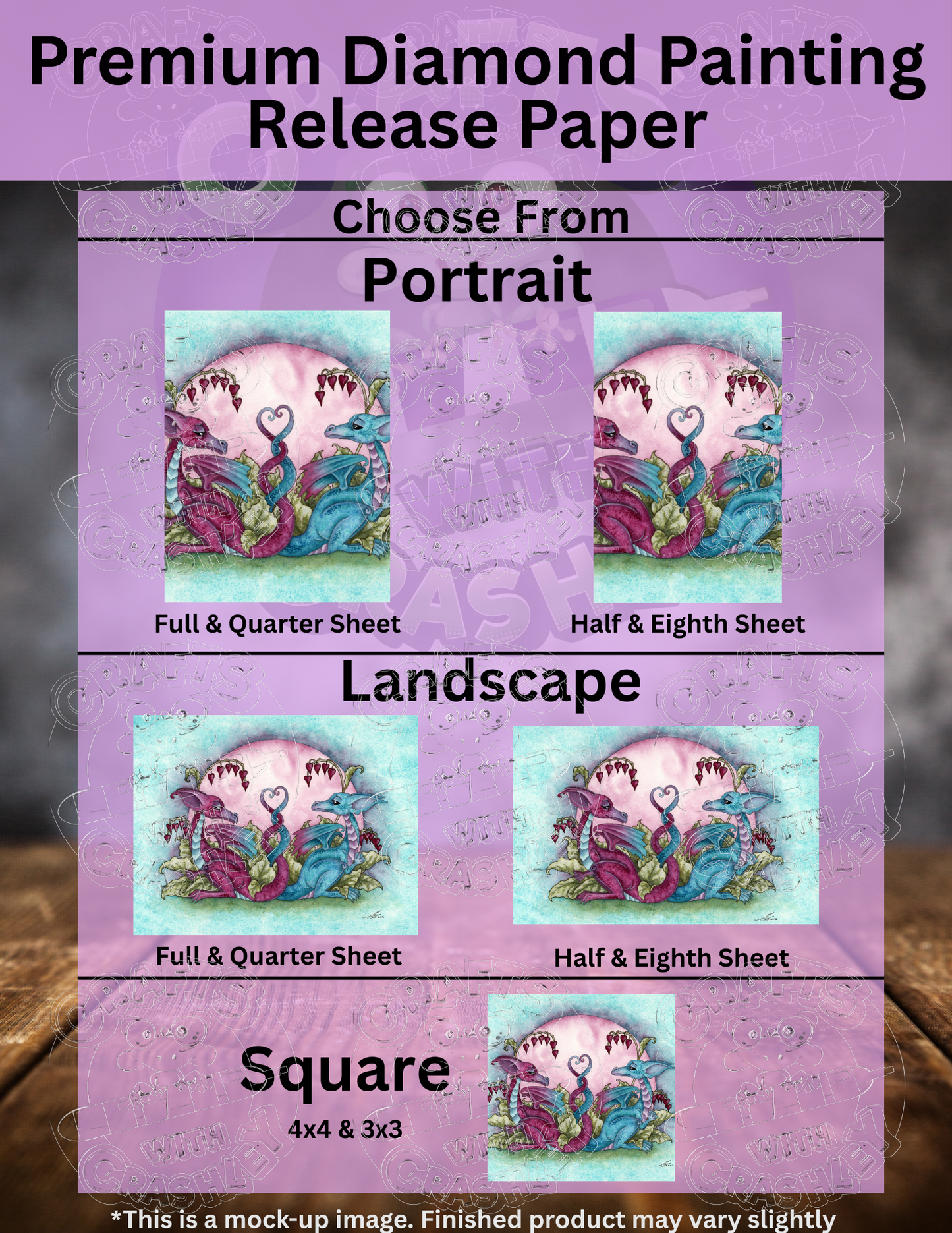 "Love Dragons" by ©Amy Brown Premium Accessories for Diamond Painting