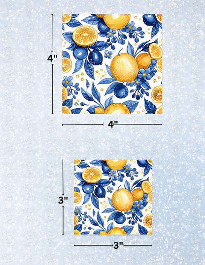 "Lemon Delight" Decorative Diamond Painting Release Paper