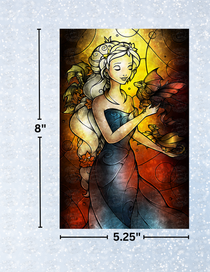 "Dragon Princess" by ©Mandie Manzano Decorative Diamond Painting Release Papers