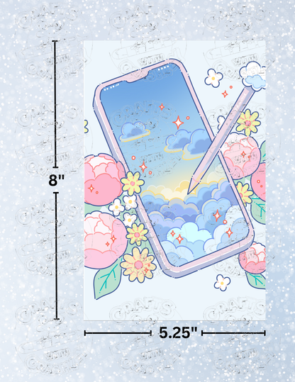 "Drawing" by ©Hiroko Hashimoto Decorative Diamond Painting Release Papers