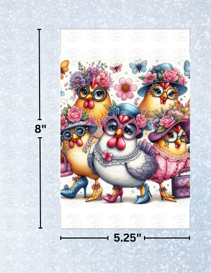 "The Chick A Dee Ladies" by ©Sherri Baldy Decorative Diamond Painting Release Papers