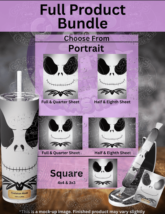 "Skeleton Mask" by ©Mrs Coffee Premium Accessories for Diamond Painting