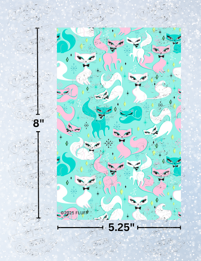 "Swanky Kittens" By ©Miss Fluff Decorative Diamond Painting Release Papers