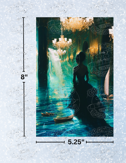 "Abigail" by ©Cheryl Carpenter Decorative Diamond Painting Release Papers