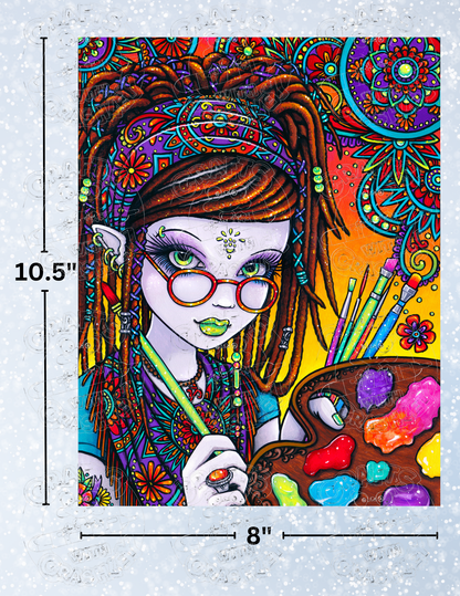 "Dreamer" by ©Myka Jelina Premium Decorative Release Papers for Diamond Painting