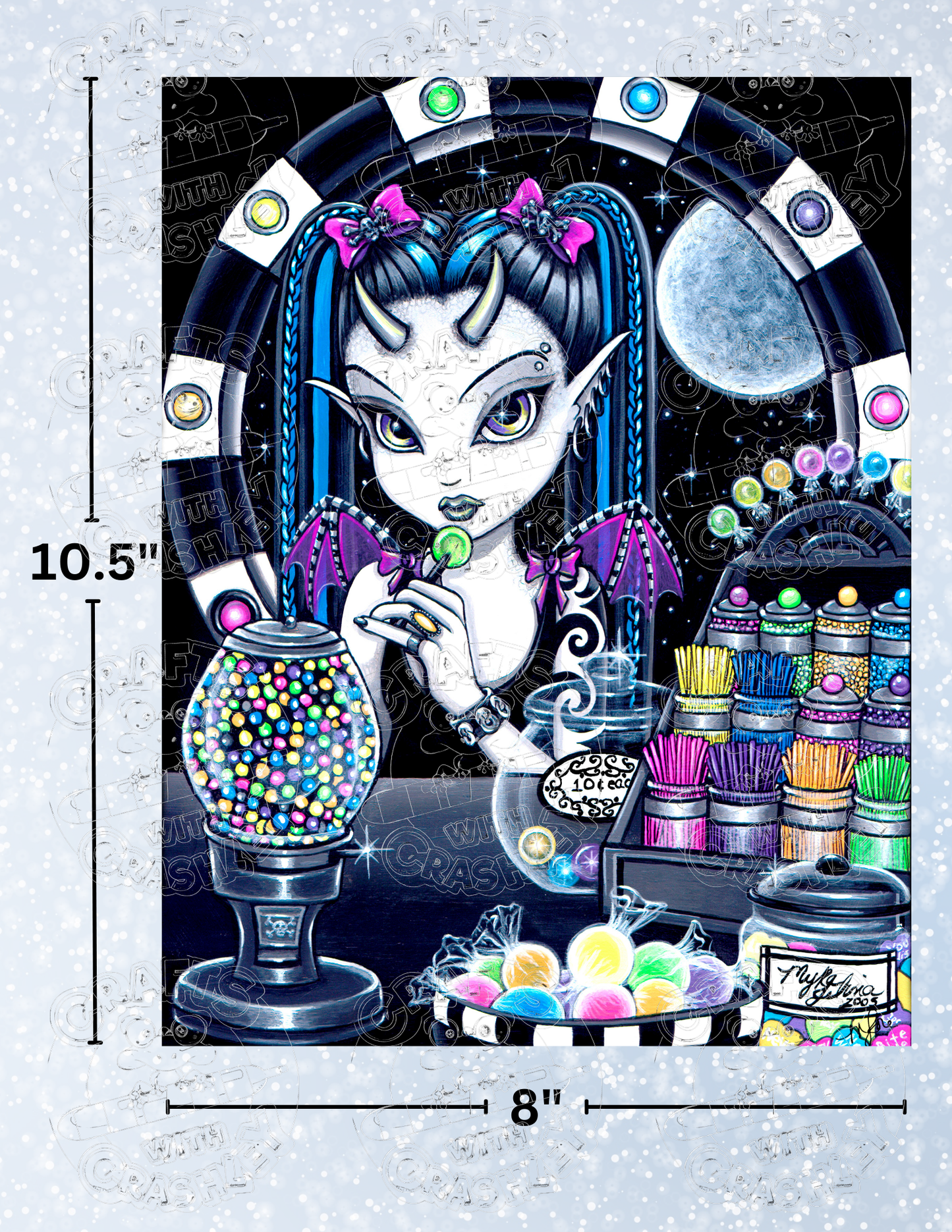 "Sugar" by ©Myka Jelina Premium Decorative Release Papers for Diamond Painting