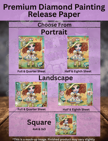 "Down the Rabbit Hole Mad Hatter Bestie" by ©Sherri Baldy Premium Accessories for Diamond Painting